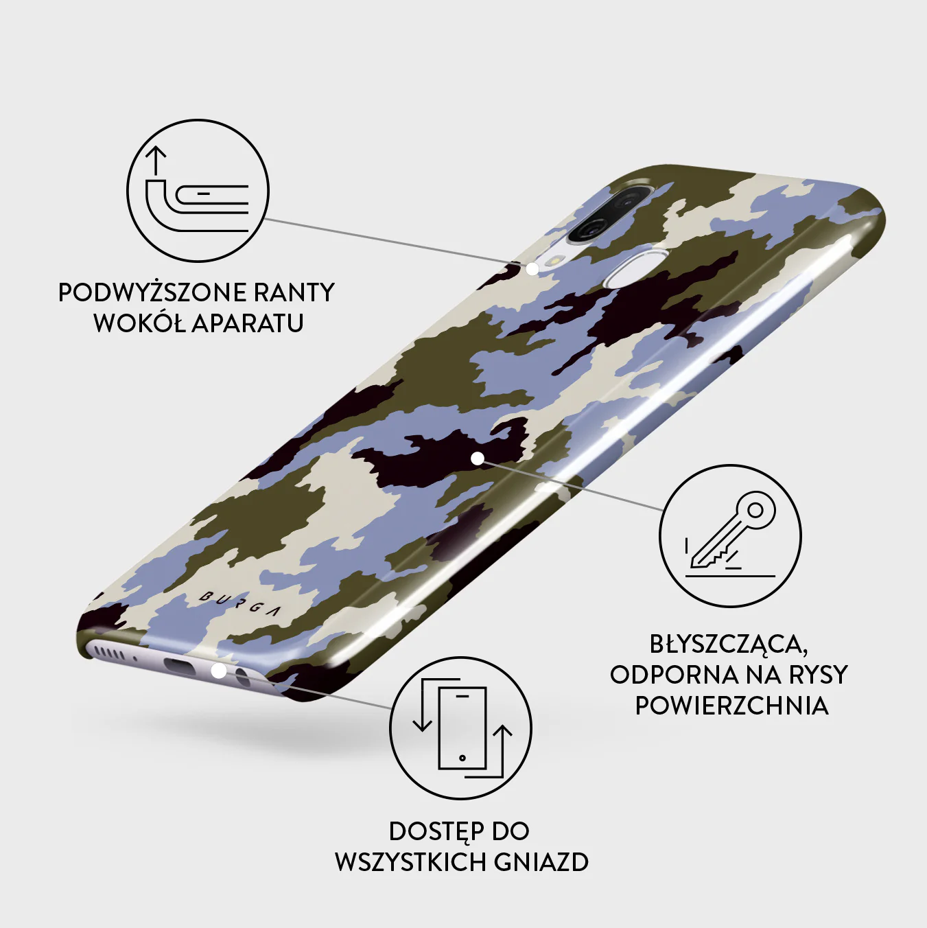 Icefield - Samsung Galaxy A40 Etui - Image 3