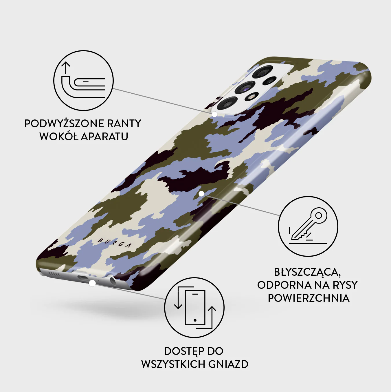 Icefield - Samsung Galaxy A72 4G / 5G Etui - Image 3