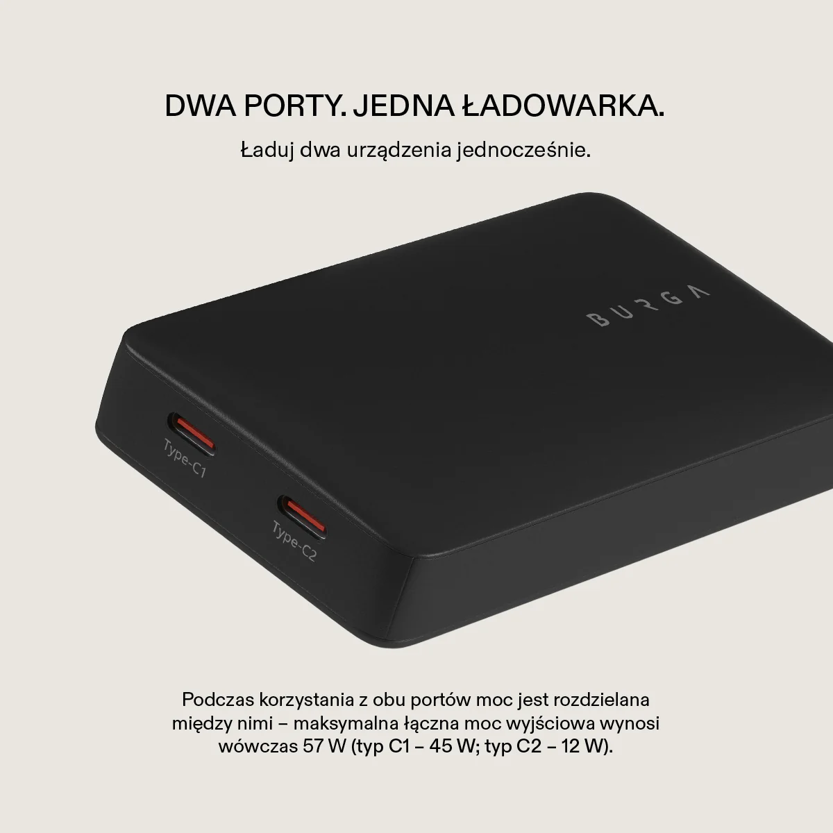 Ładowarka sieciowa z dwoma portami - Image 2