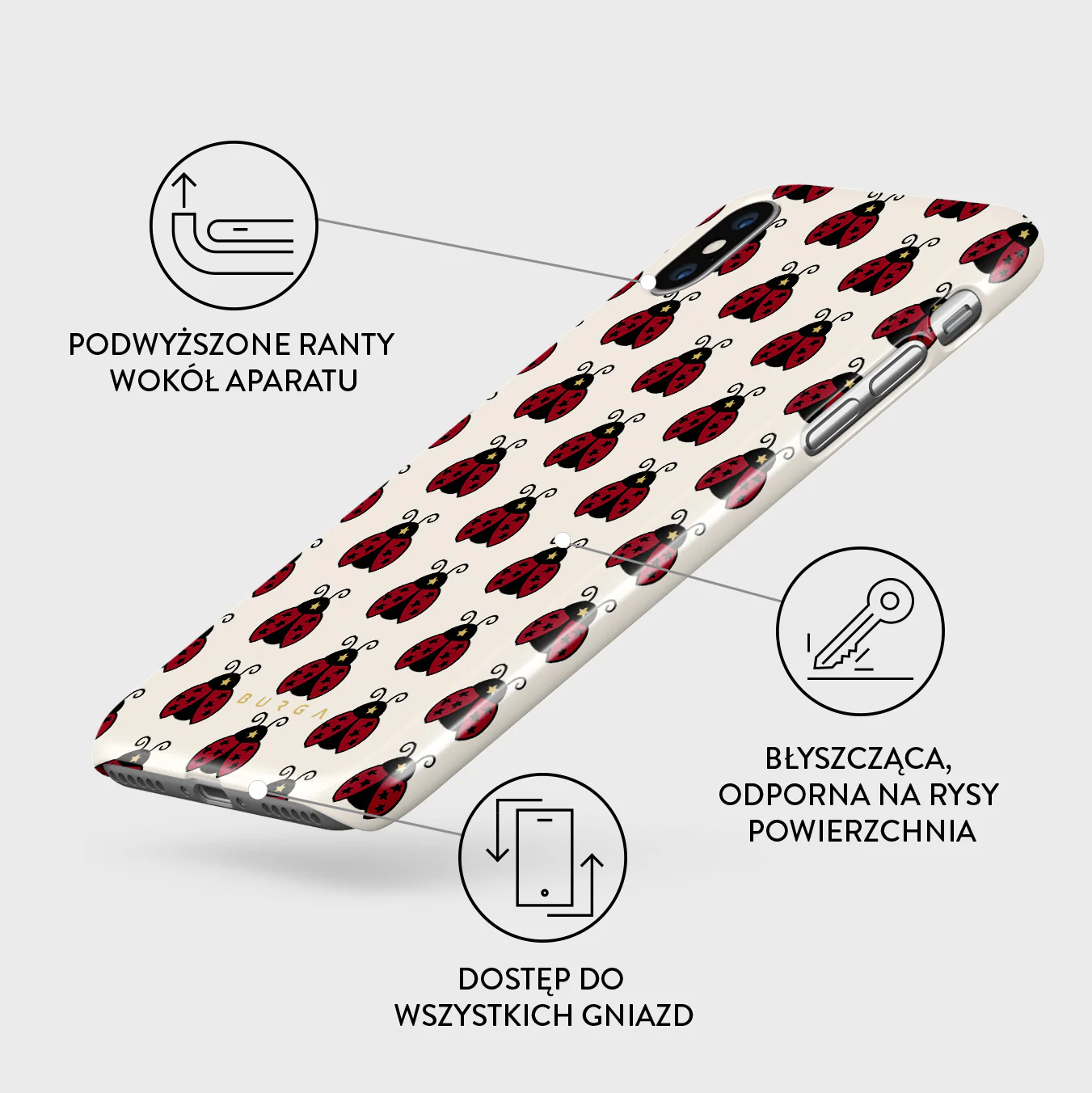 Lady Luck - iPhone X / XS Etui - Image 3
