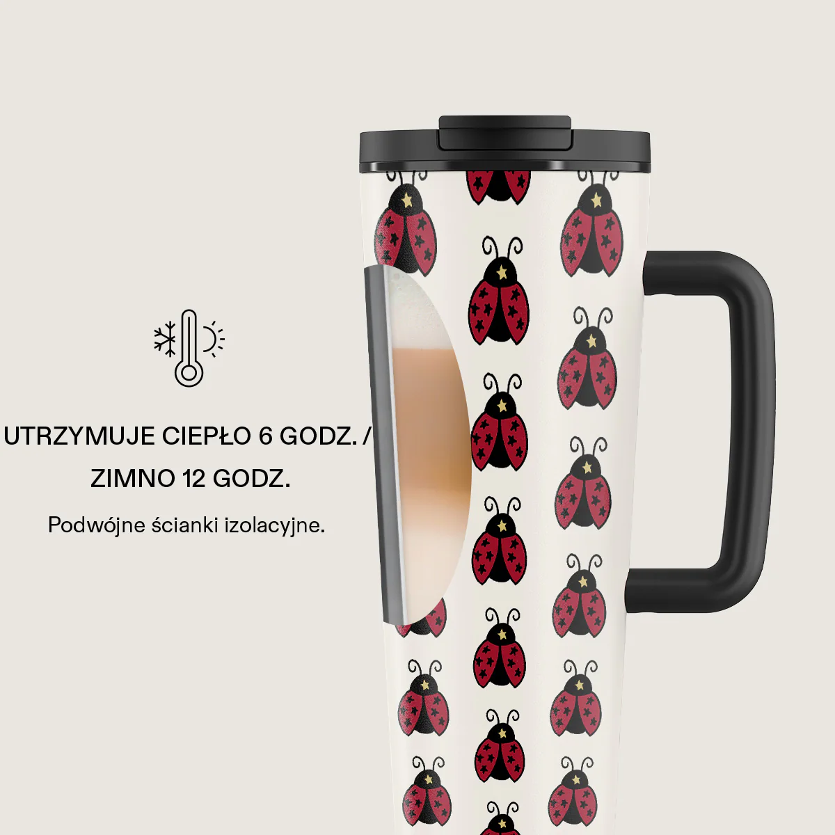 Lady Luck - Kubek podróżny EasyGrip - Image 4