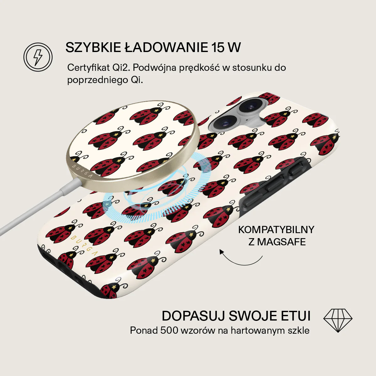 Lady Luck - Magnetyczna ładowarka bezprzewodowa - Image 2