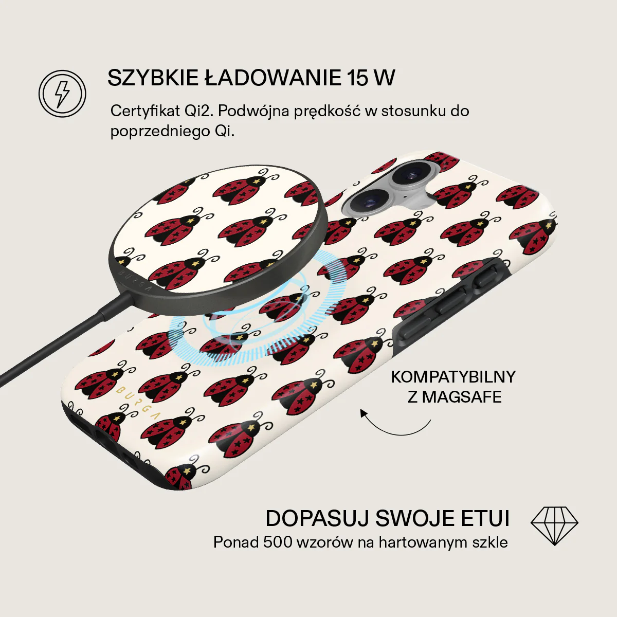 Lady Luck - Magnetyczna ładowarka bezprzewodowa - Image 5