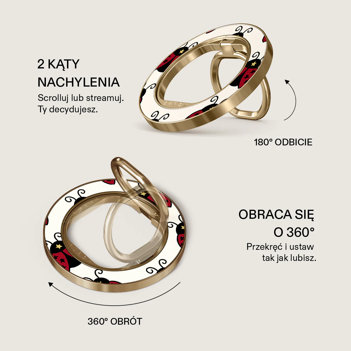Lady Luck - Magnetyczny Okrągły Uchwyt - Image 7