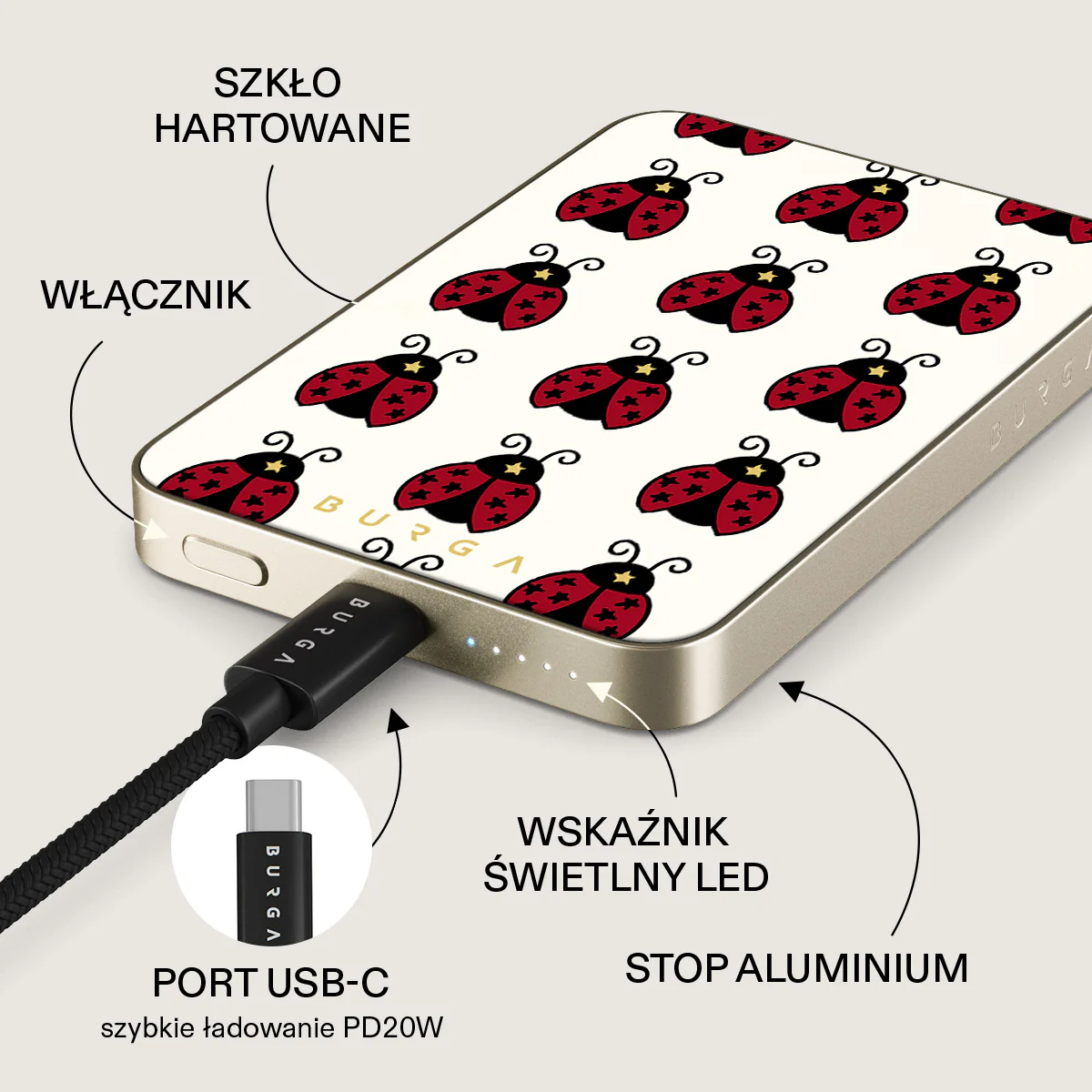 Lady Luck - Magnetyczny power bank - Image 10