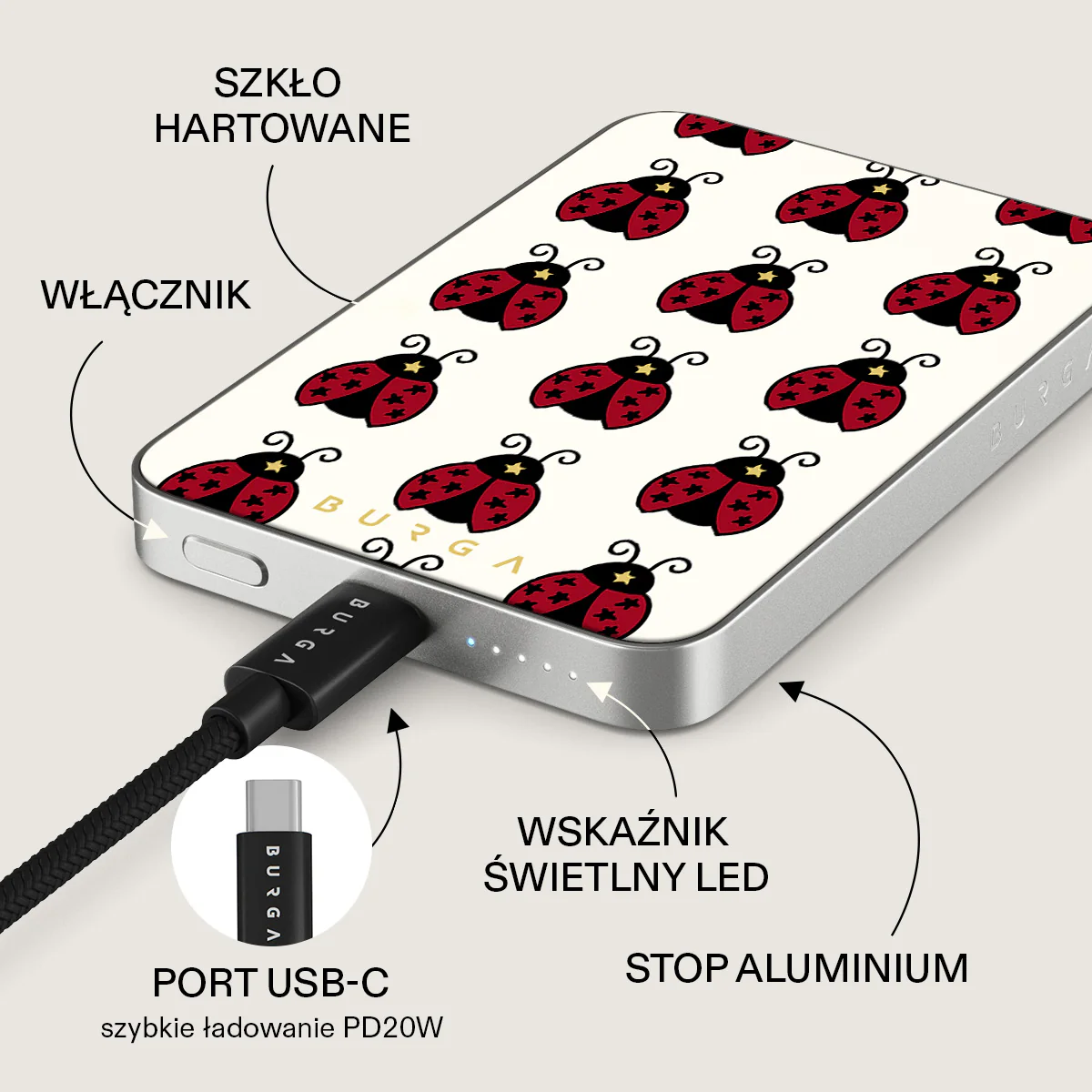 Lady Luck - Magnetyczny power bank - Image 15