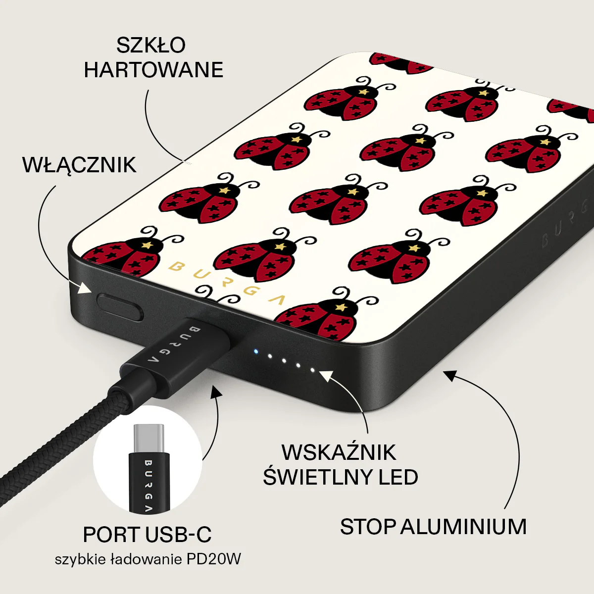 Lady Luck - Magnetyczny power bank - Image 20