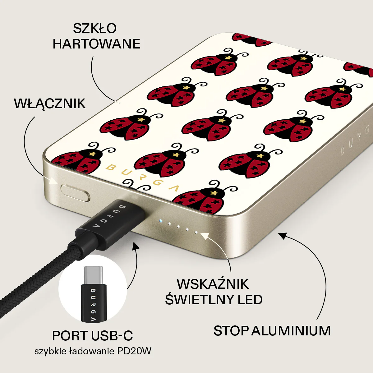 Lady Luck - Magnetyczny power bank - Image 25