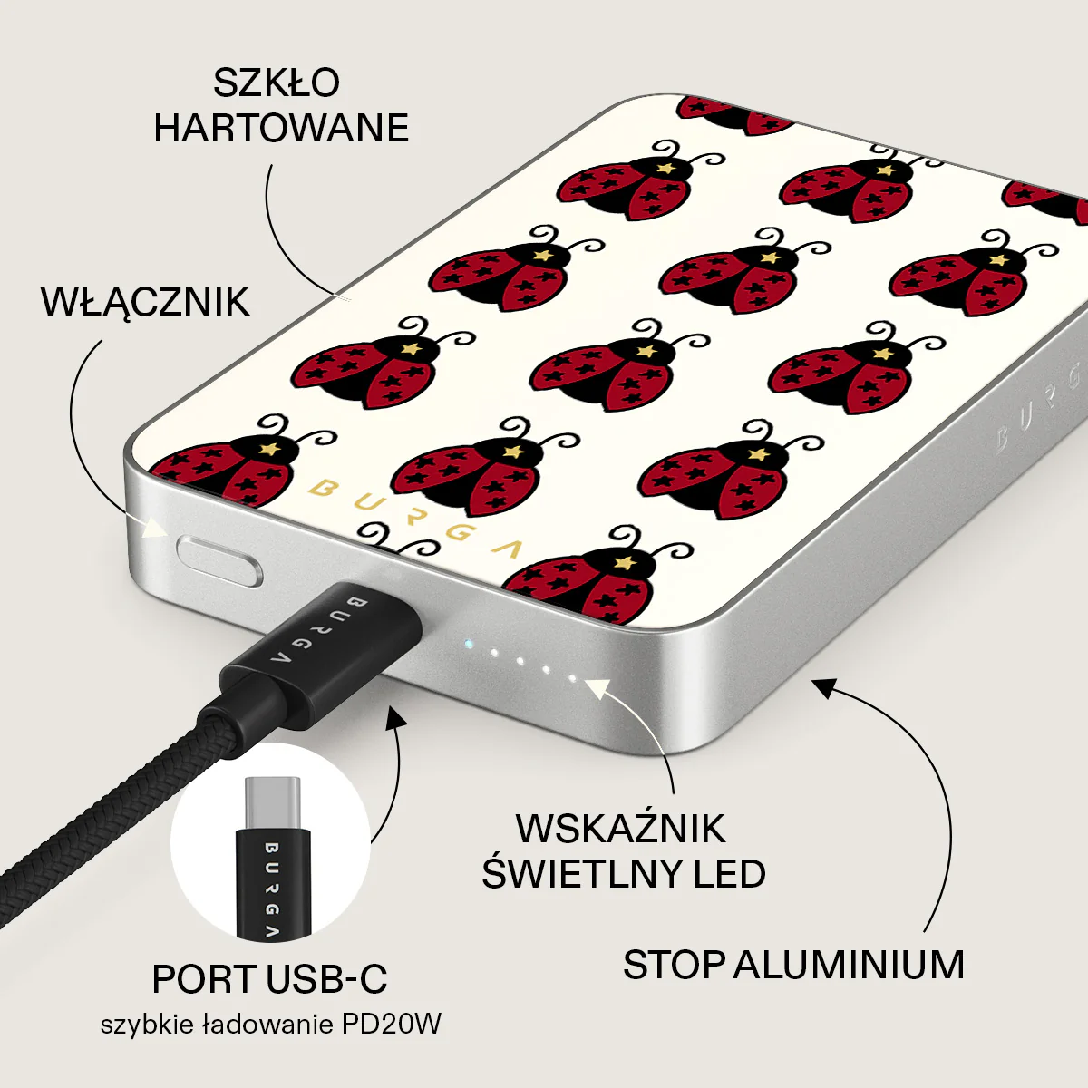 Lady Luck - Magnetyczny power bank - Image 30