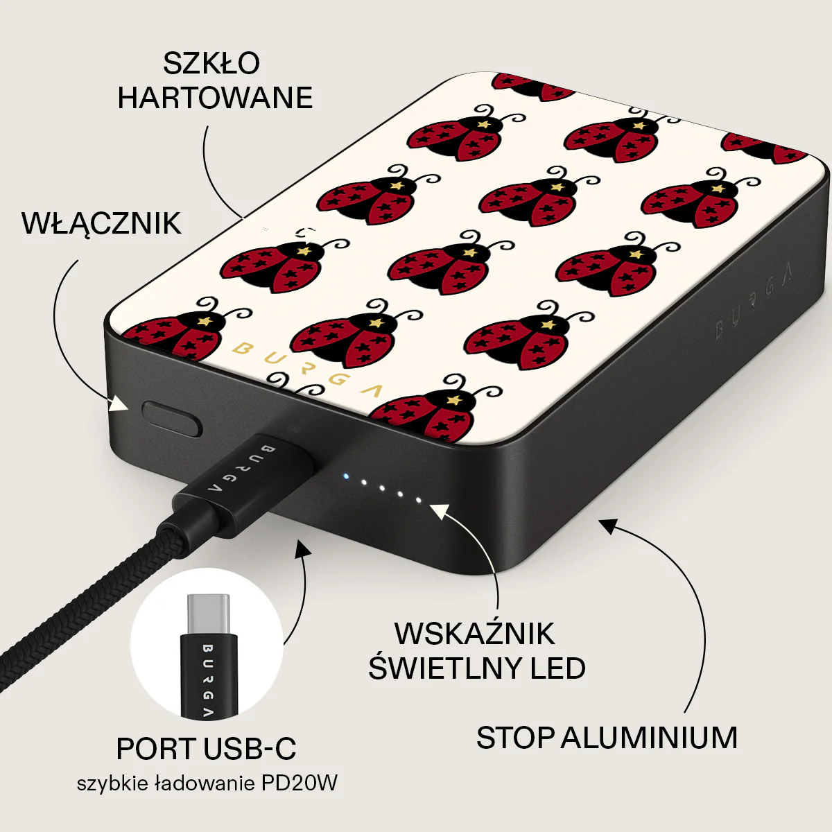 Lady Luck - Magnetyczny power bank - Image 35