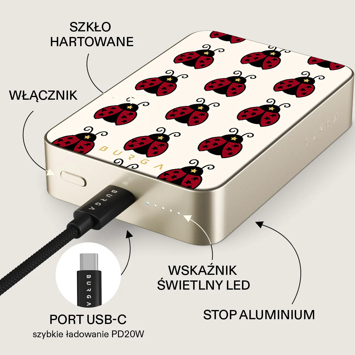 Lady Luck - Magnetyczny power bank - Image 40