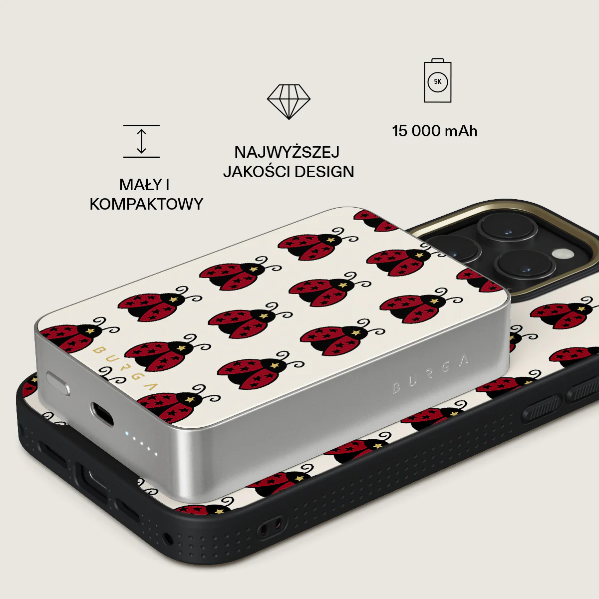 Lady Luck - Magnetyczny power bank - Image 42