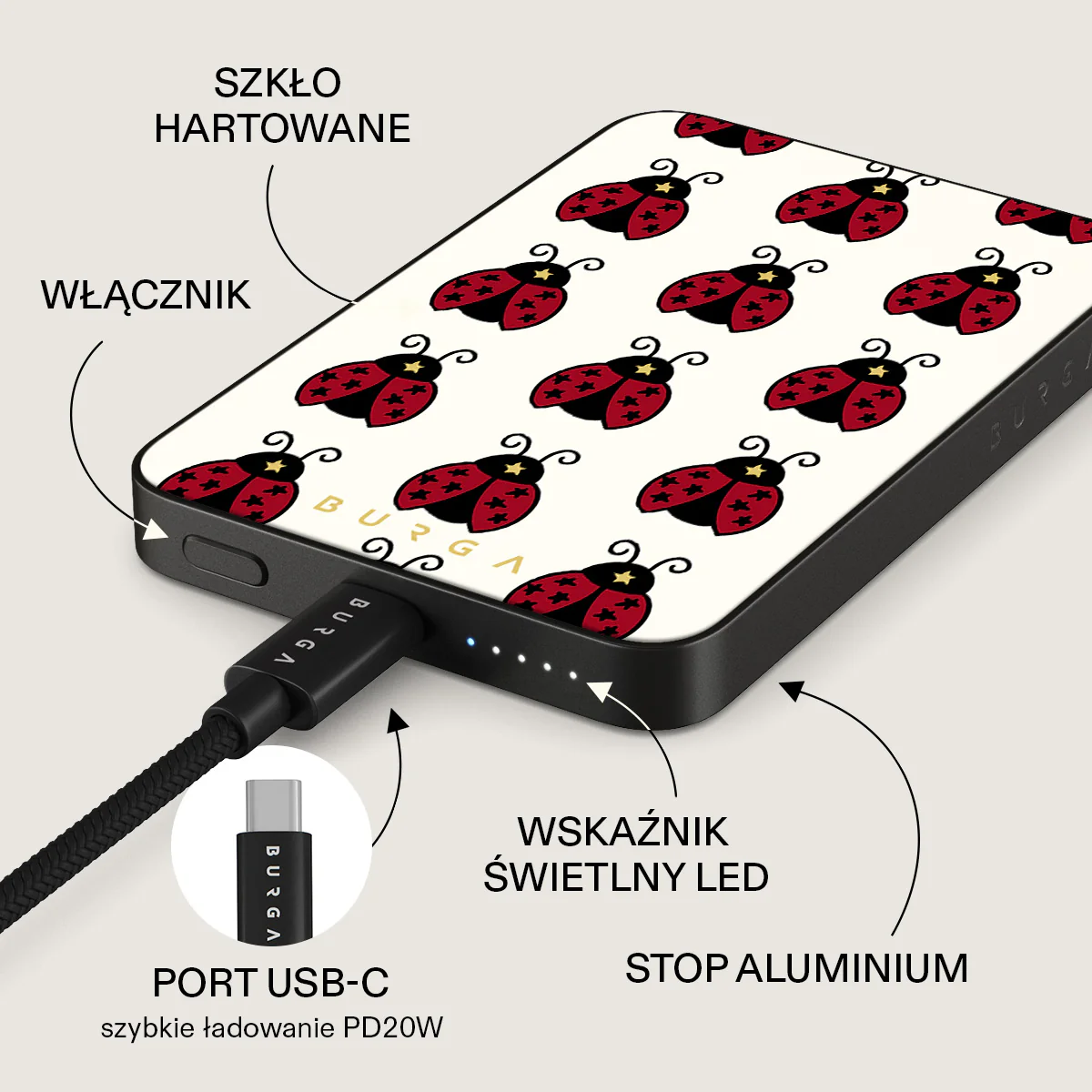 Lady Luck - Magnetyczny power bank - Image 5