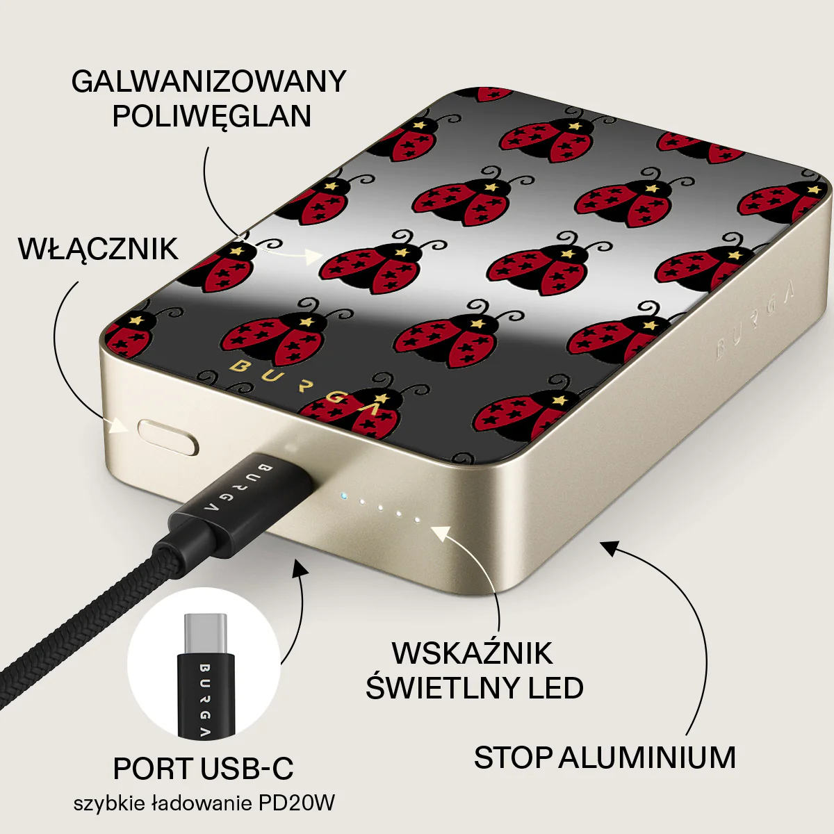 Lady Luck - Magnetyczny power bank - Image 85