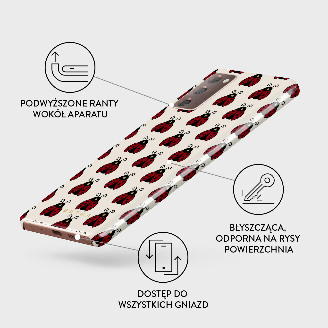 Lady Luck - Samsung Galaxy Note 20 4G / 5G Etui - Image 3
