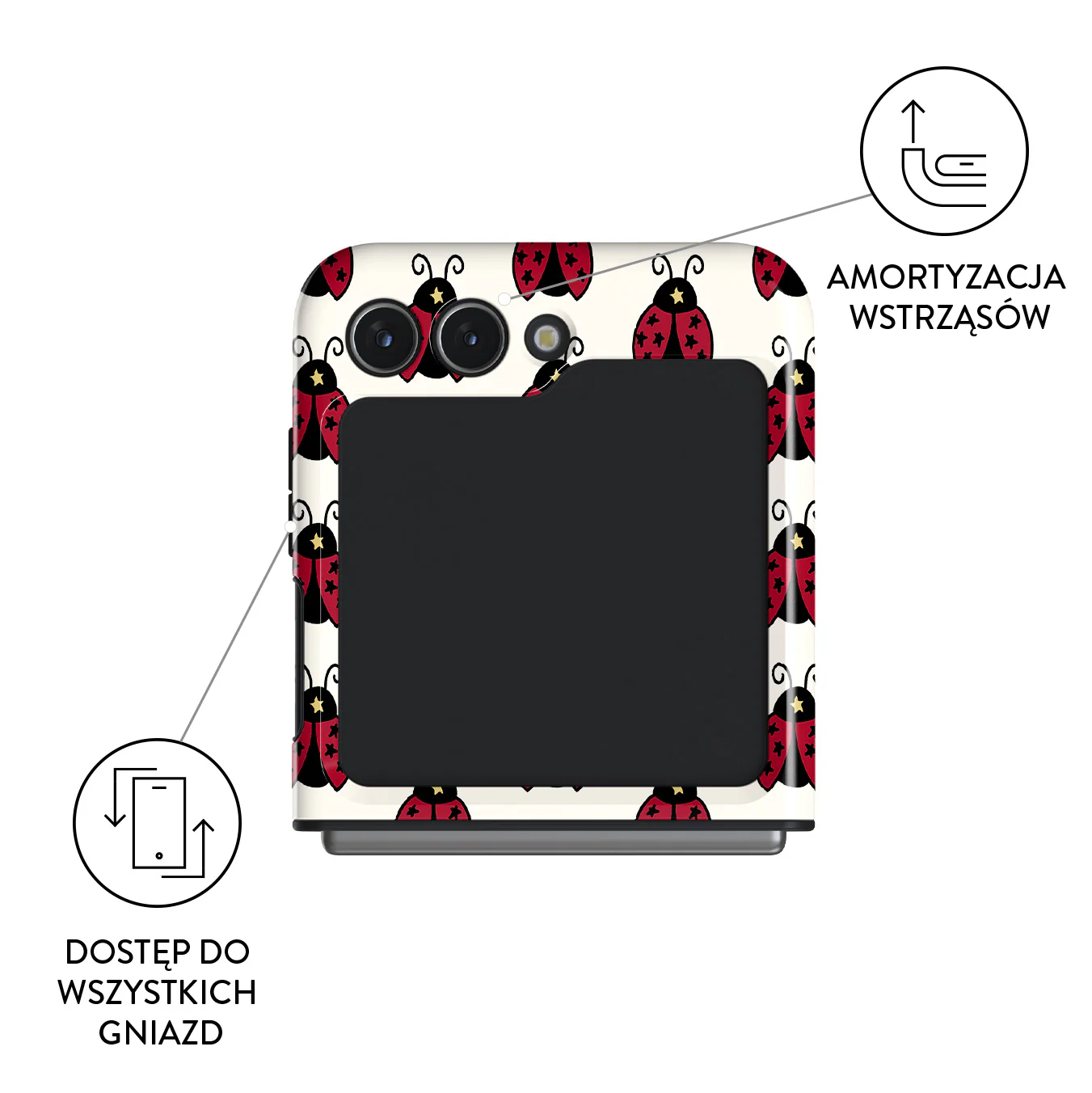 Lady Luck - Samsung Galaxy Z Flip 5 Etui - Image 3