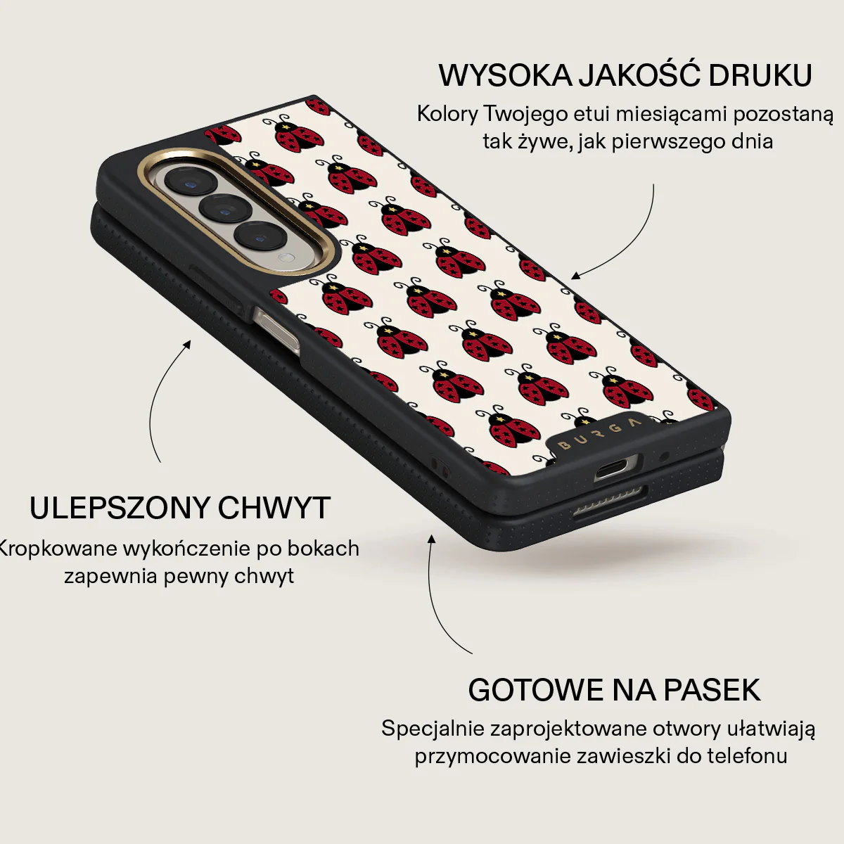 Lady Luck - Samsung Galaxy Z Fold 4 Etui - Image 10
