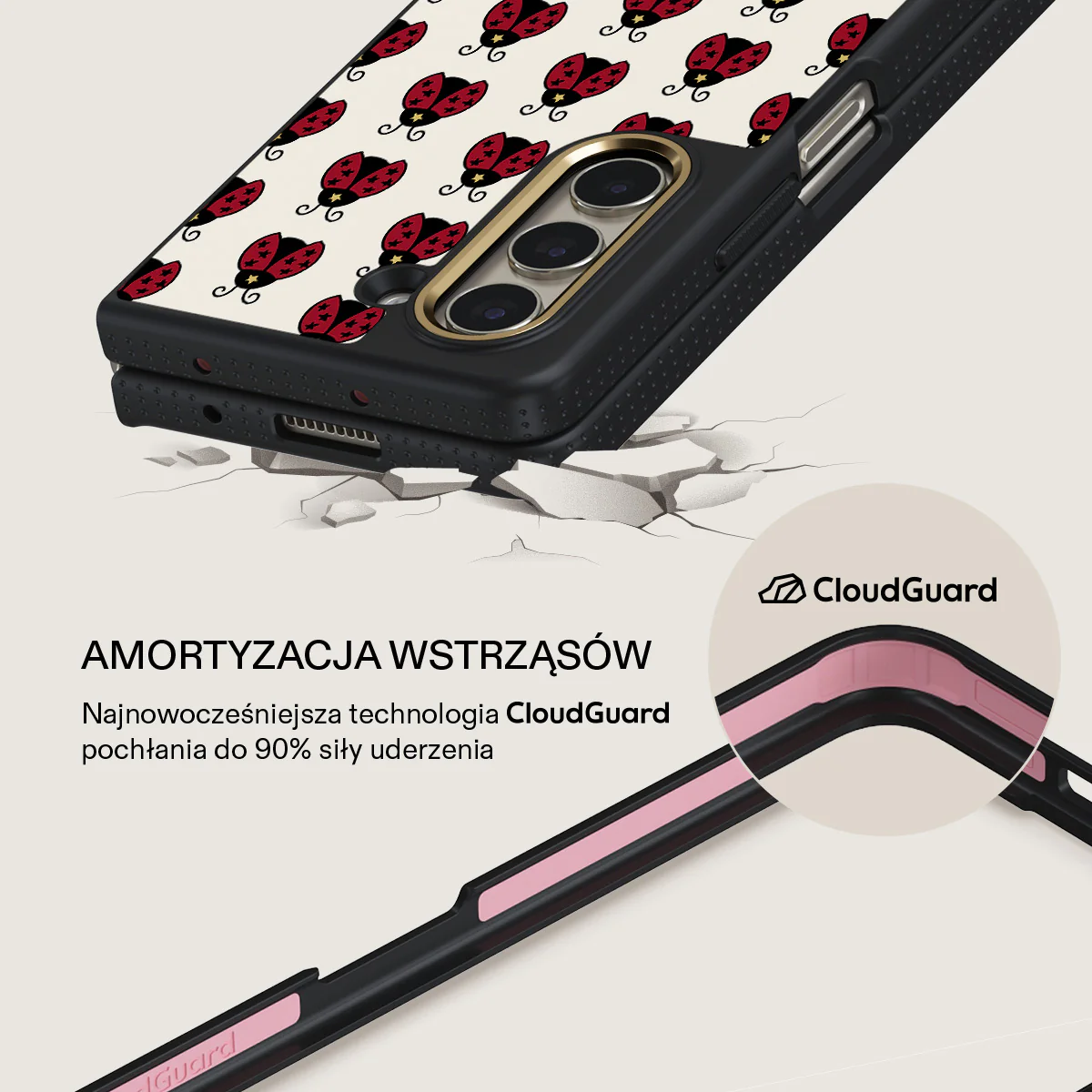 Lady Luck - Samsung Galaxy Z Fold 5 Etui - Image 3
