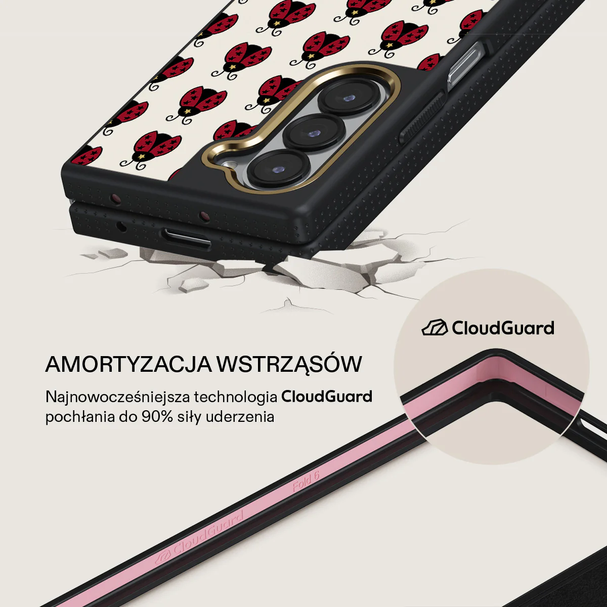 Lady Luck - Samsung Galaxy Z Fold 6 Etui - Image 3
