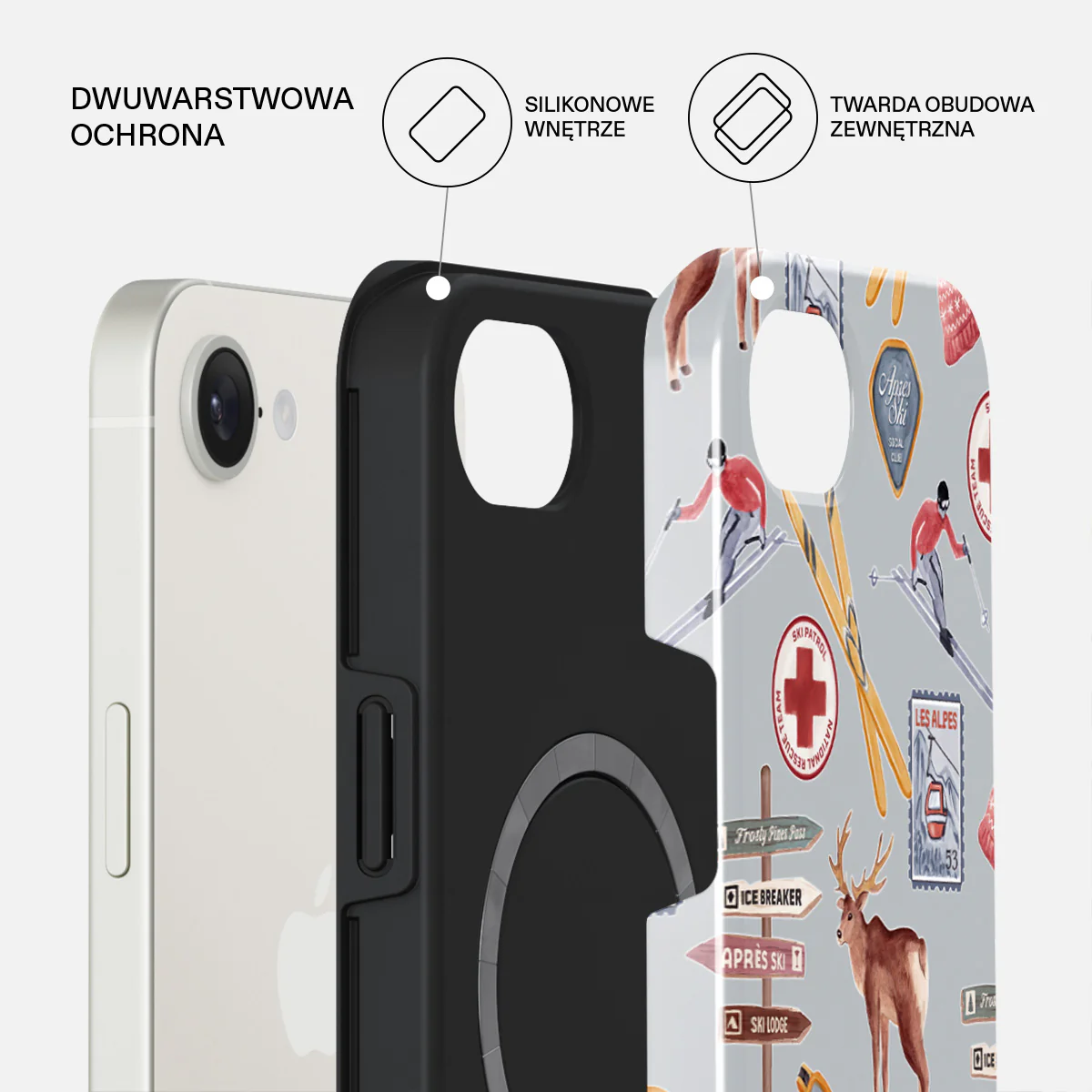 Les Alpes - iPhone 17e Etui - Image 2