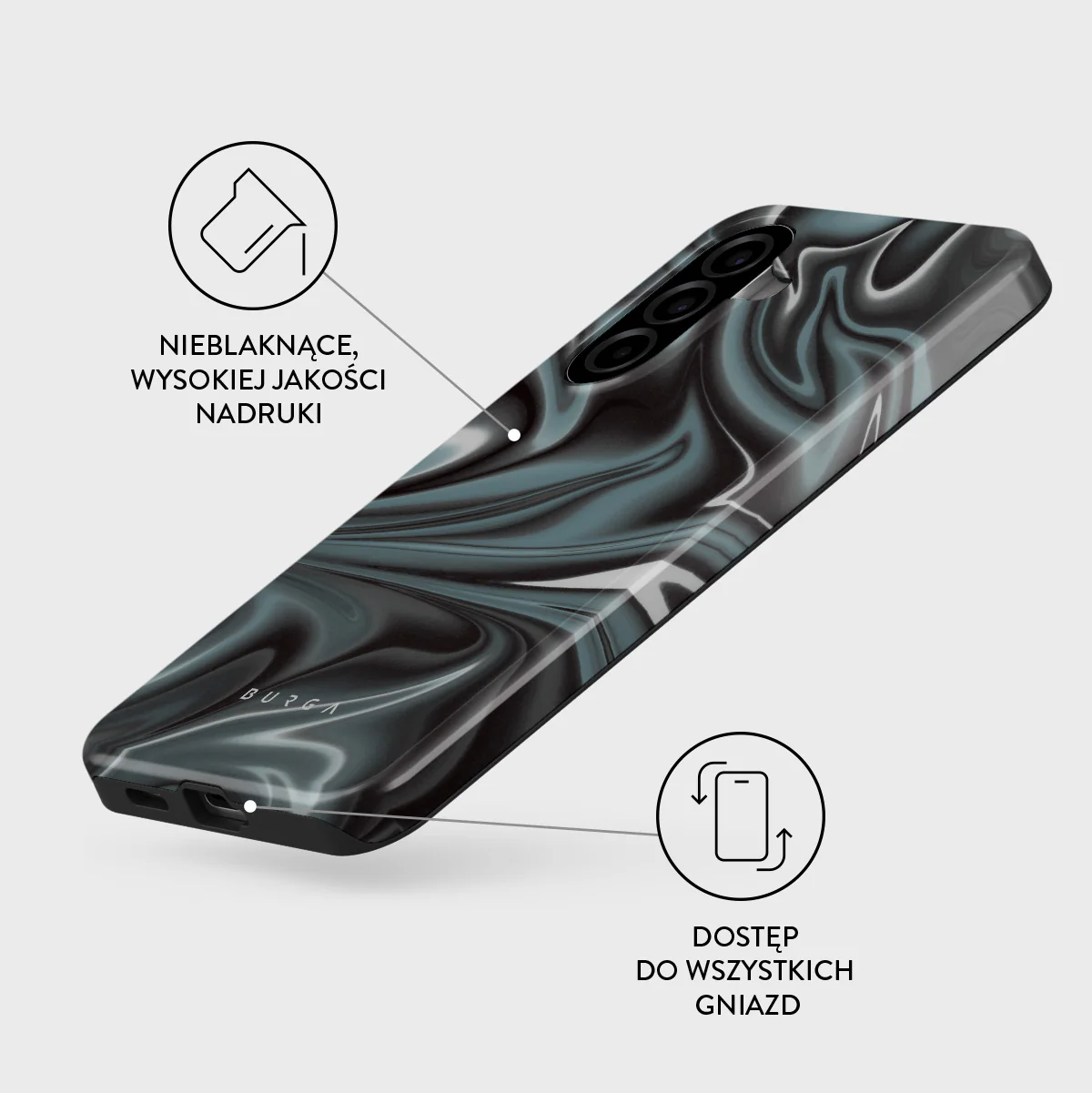 Lightning Strike - Samsung Galaxy A57 5G Etui - Image 3
