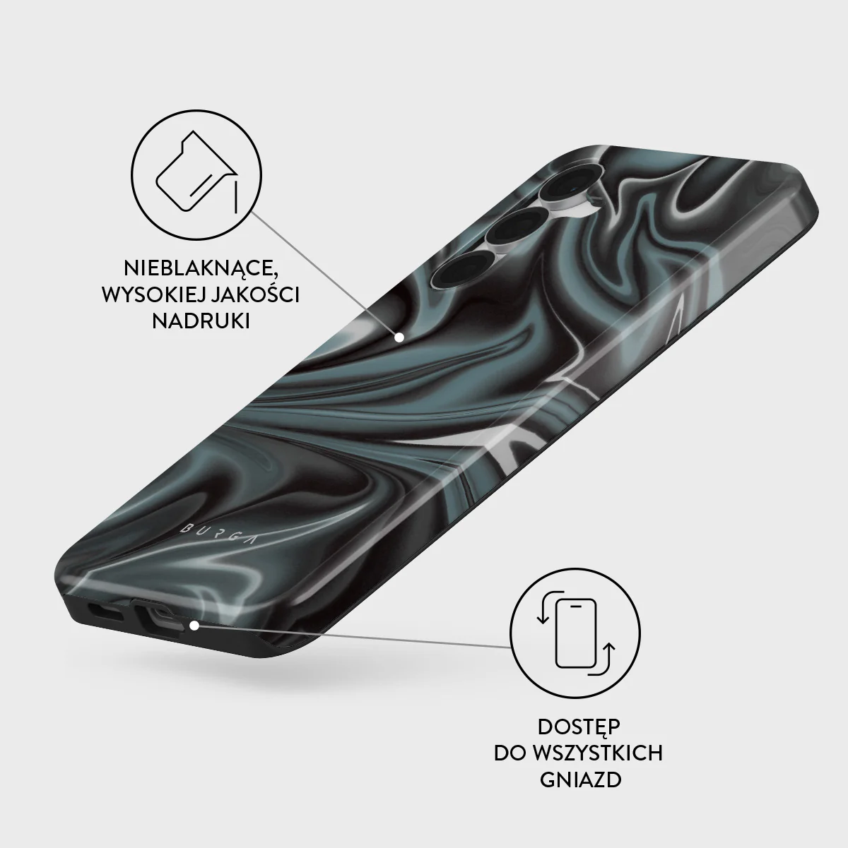 Lightning Strike - Samsung Galaxy S25 FE Etui - Image 3