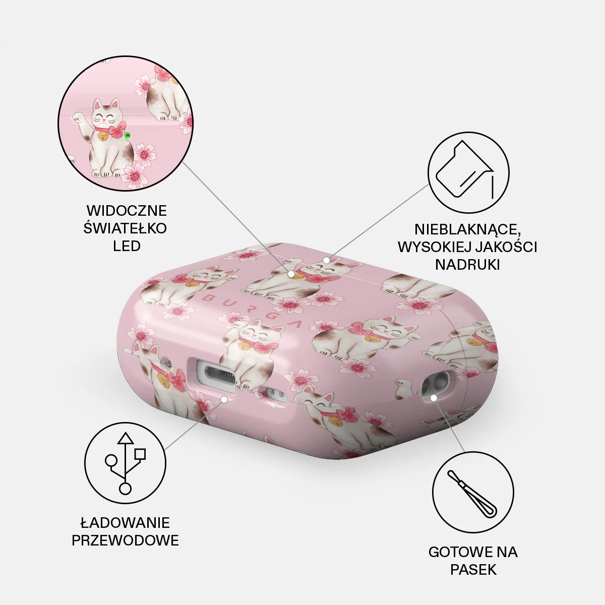 Maneki Neko - Etui AirPods Pro 2 - Image 3