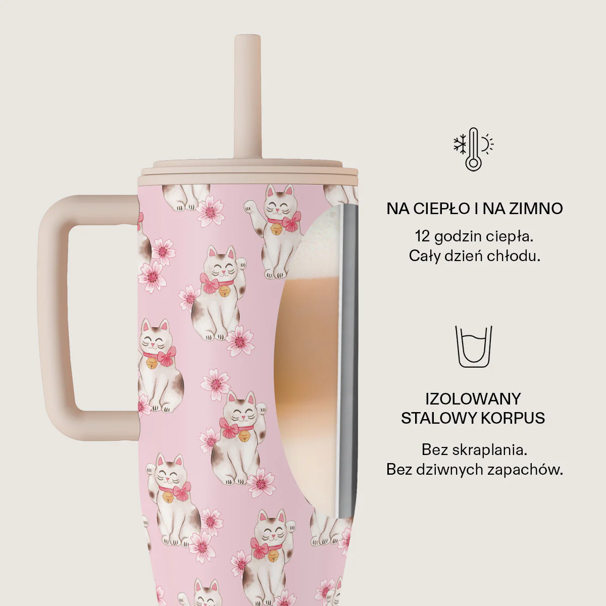 Maneki Neko - All Day Leakproof Tumbler - Image 5