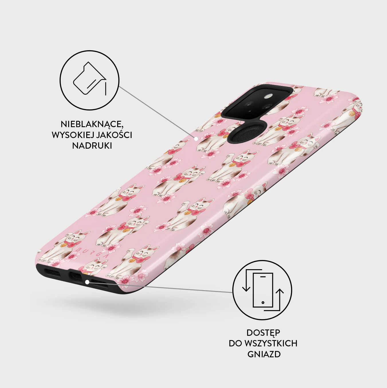 Maneki Neko - Google Pixel 5 Etui - Image 3
