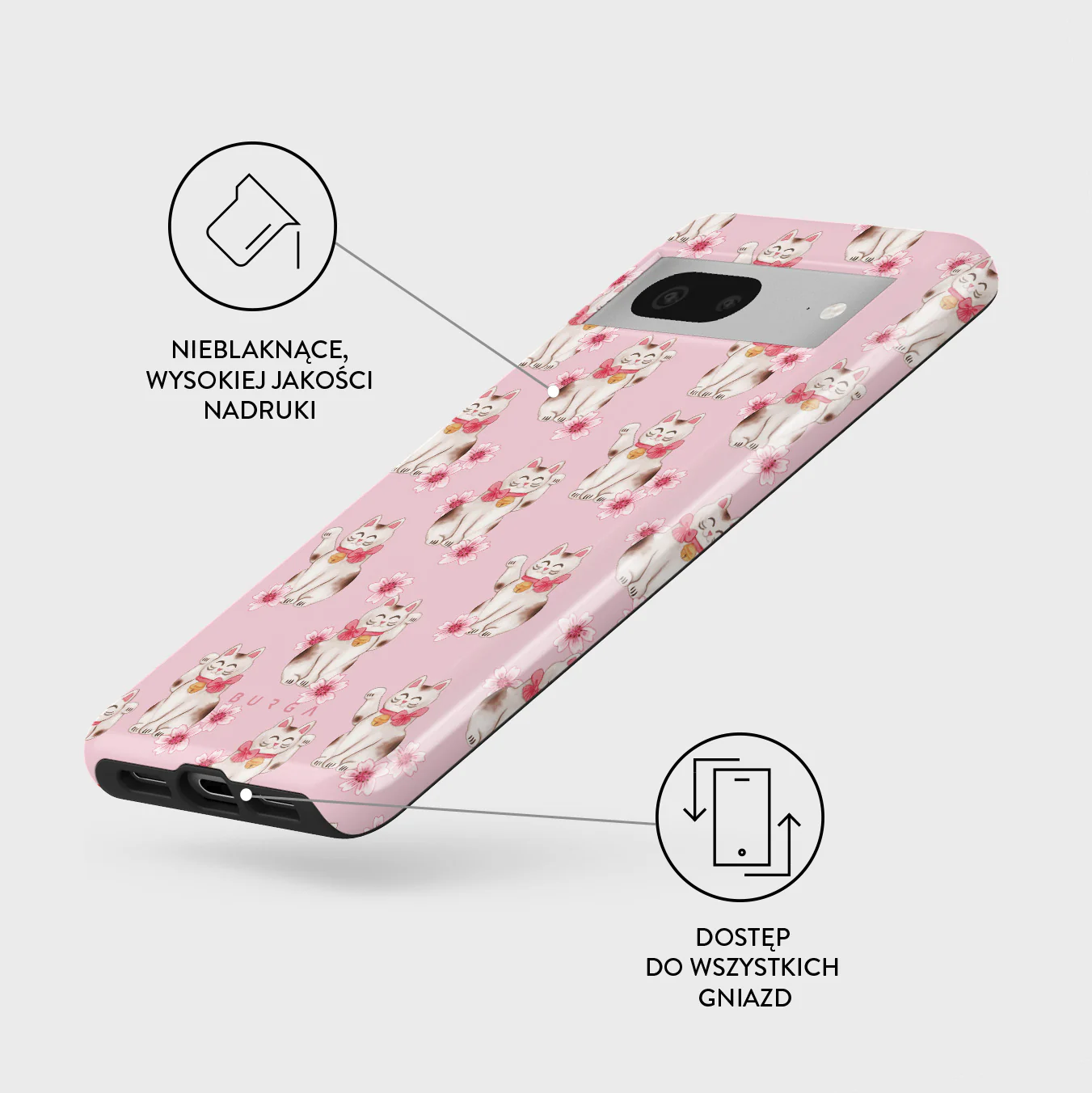 Maneki Neko - Google Pixel 7a Etui - Image 3