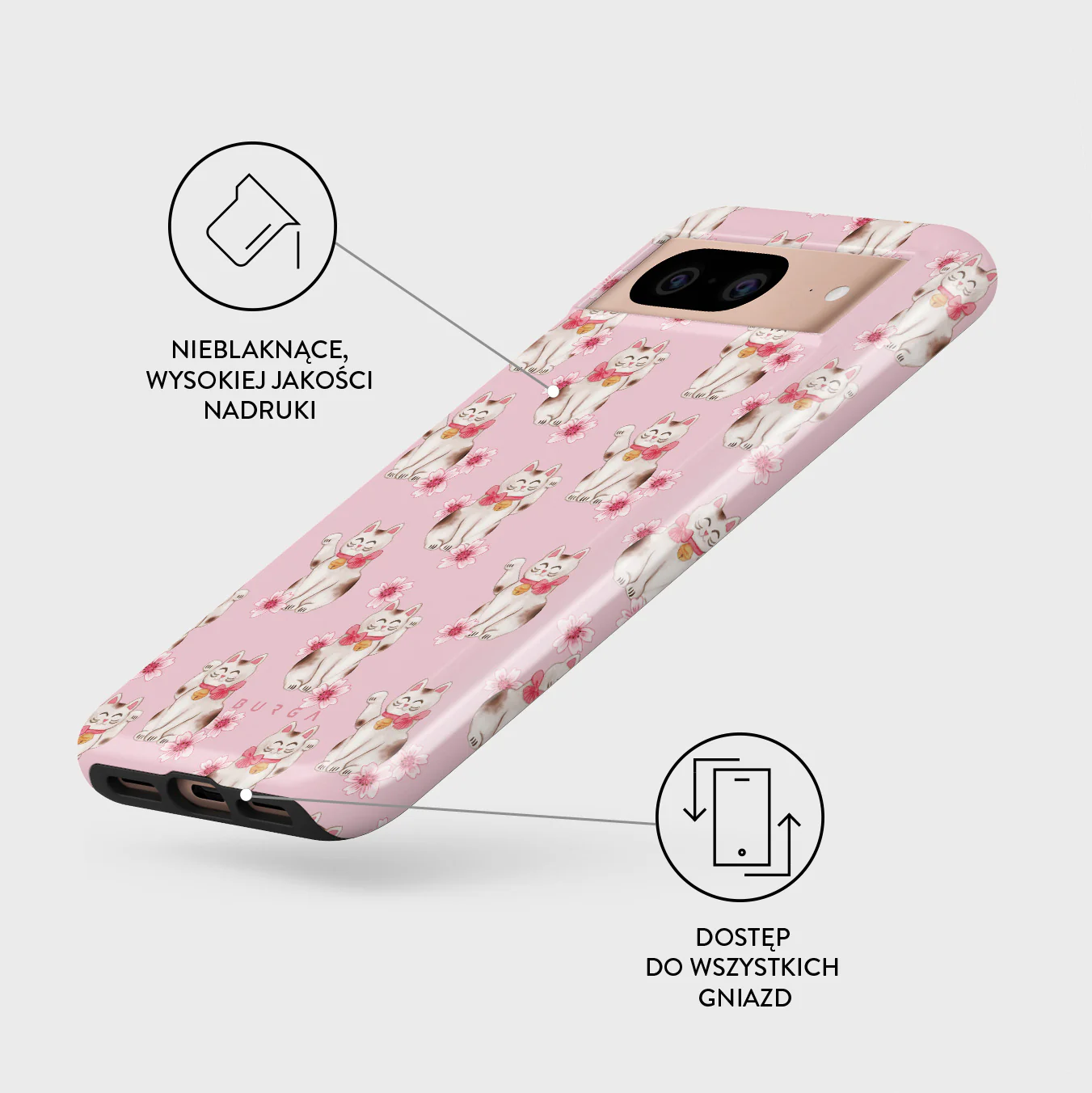 Maneki Neko - Google Pixel 8 Etui - Image 3