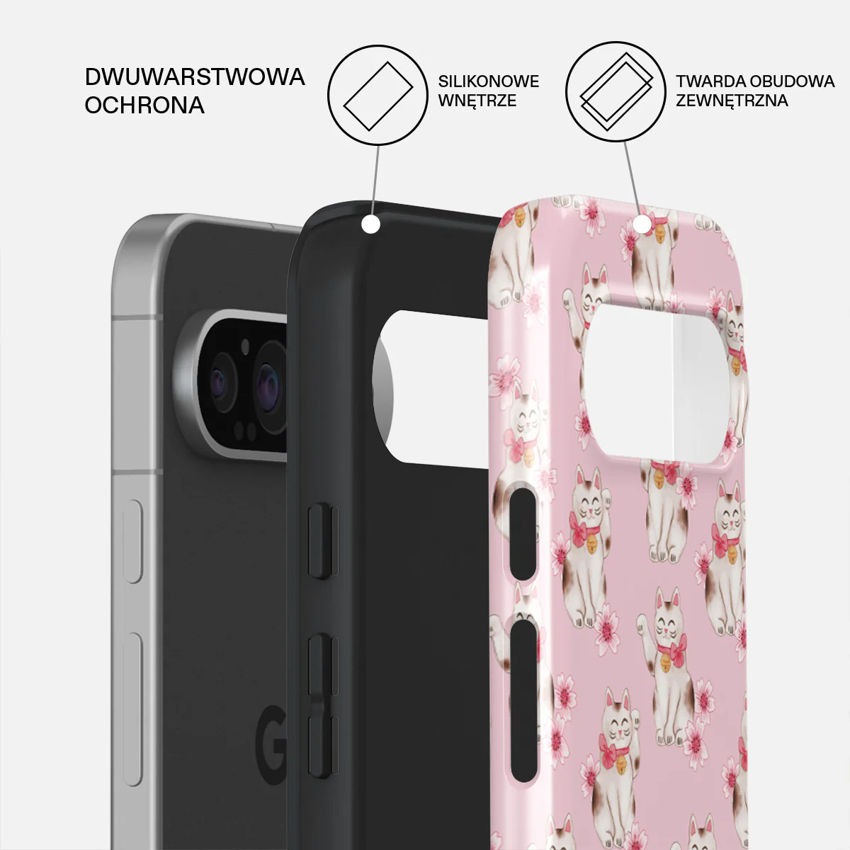 Maneki Neko - Google Pixel 9 Etui - Image 2