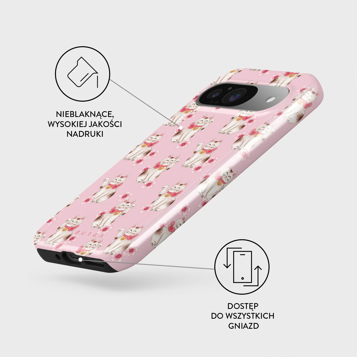 Maneki Neko - Google Pixel 9 Etui - Image 3