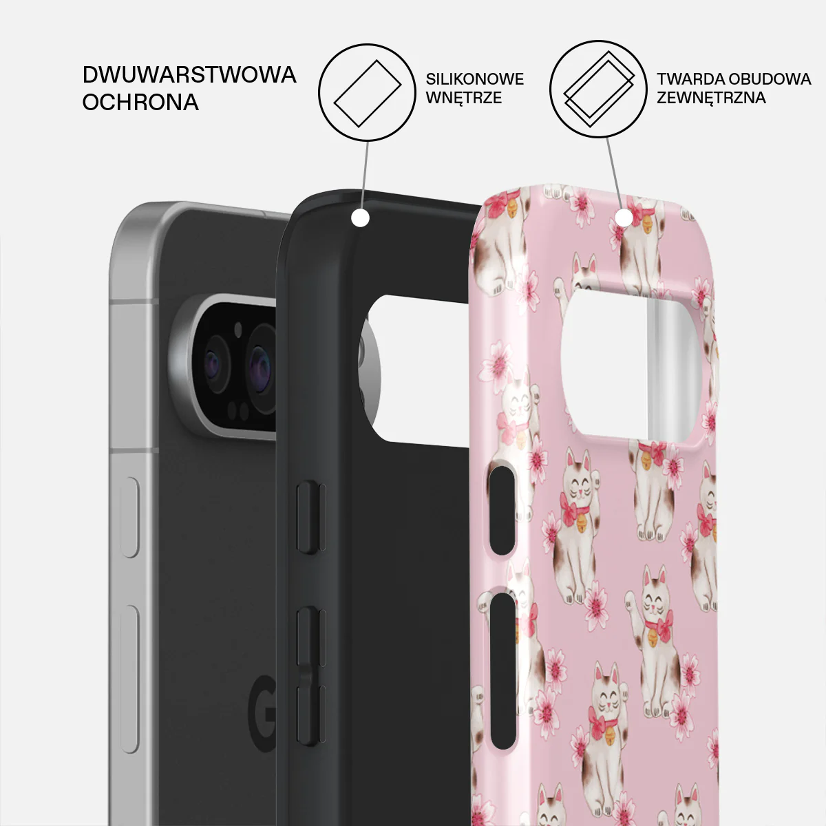 Maneki Neko - Google Pixel 9 Pro XL Etui - Image 2