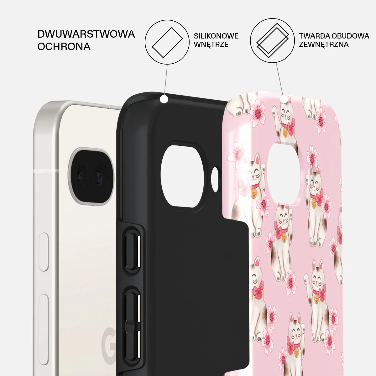 Maneki Neko - Google Pixel 9a Etui - Image 2
