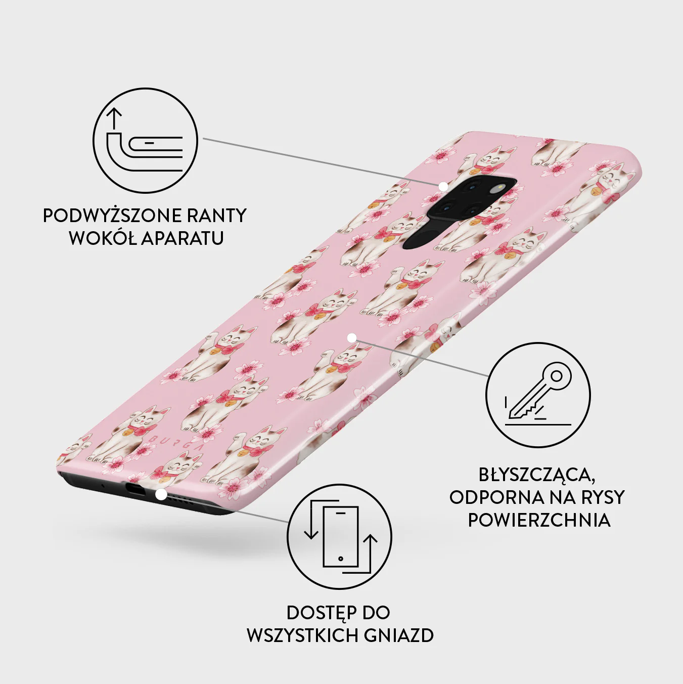 Maneki Neko - Huawei Mate 20 Etui - Image 3