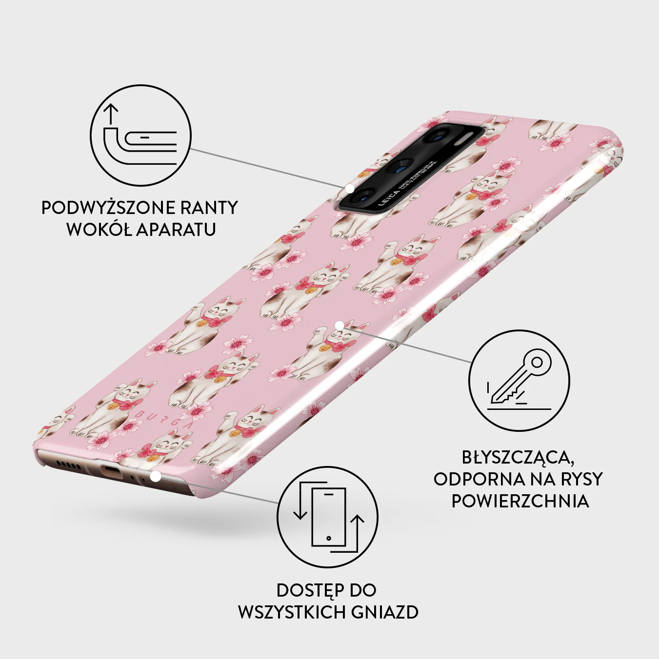 Maneki Neko - Huawei P40 Etui - Image 3