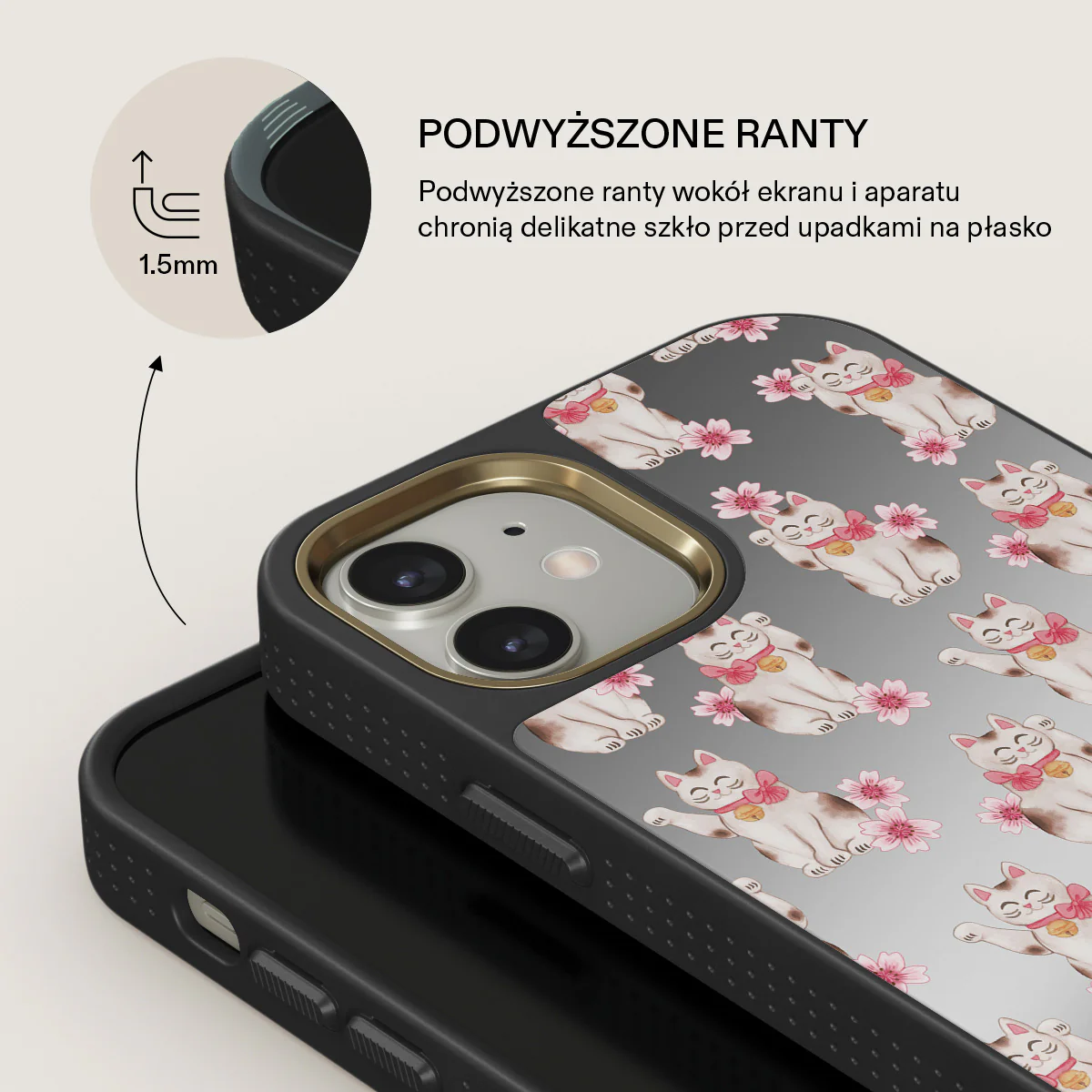Maneki Neko - iPhone 12 Etui - Image 23