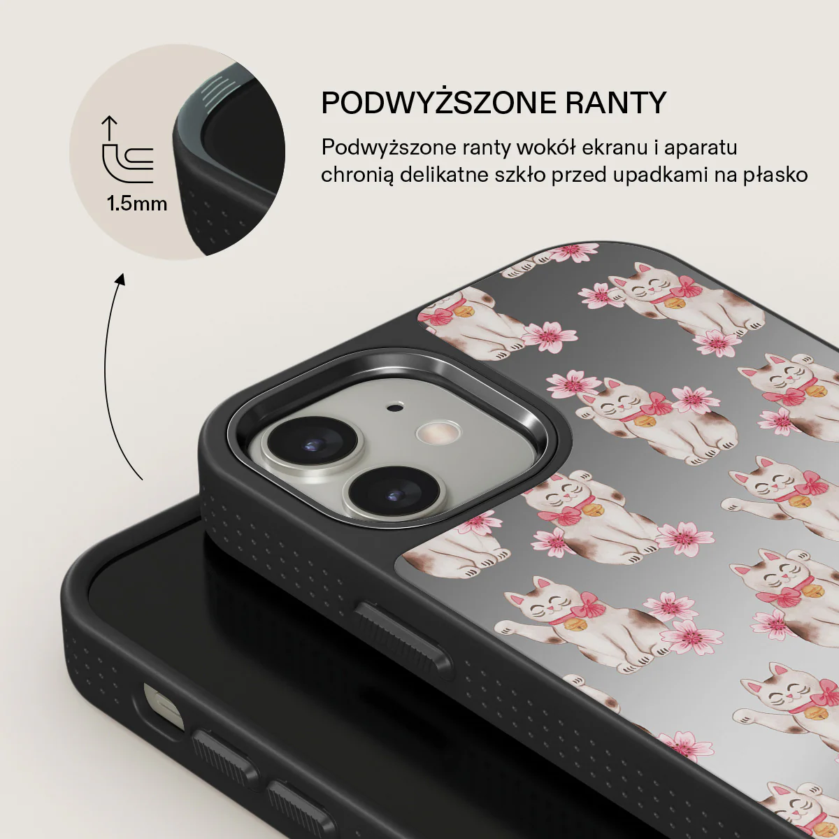 Maneki Neko - iPhone 12 Etui - Image 31