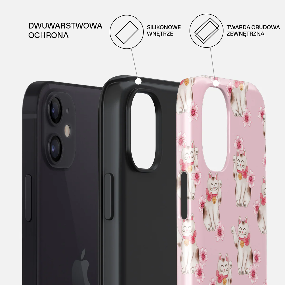 Maneki Neko - iPhone 12 Mini Etui - Image 6