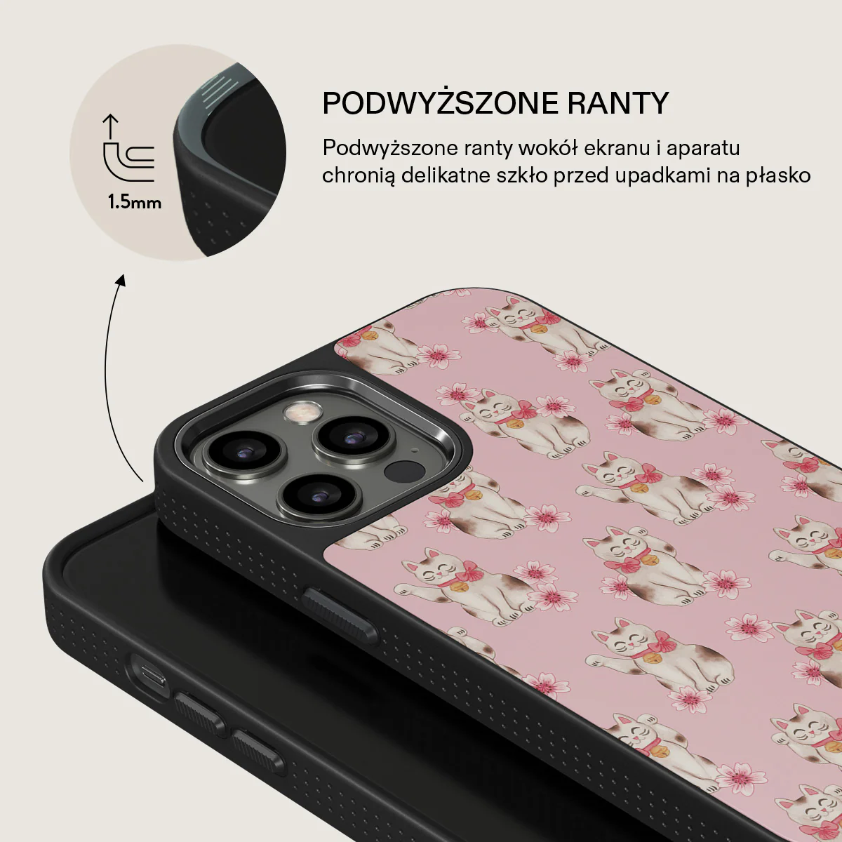 Maneki Neko - iPhone 12 Pro Etui - Image 15