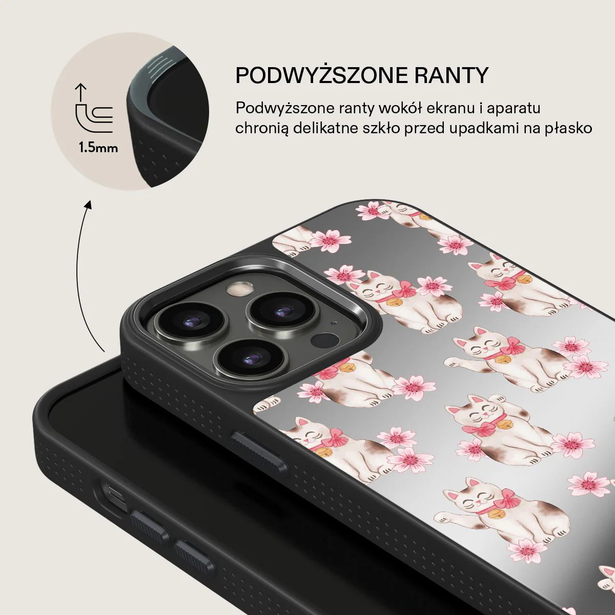 Maneki Neko - iPhone 12 Pro Etui - Image 31