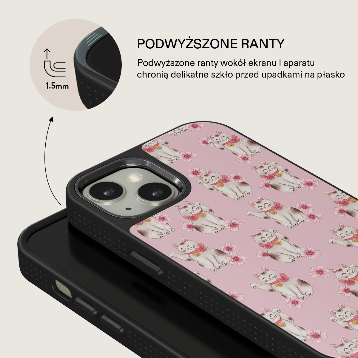 Maneki Neko - iPhone 13 Etui - Image 15