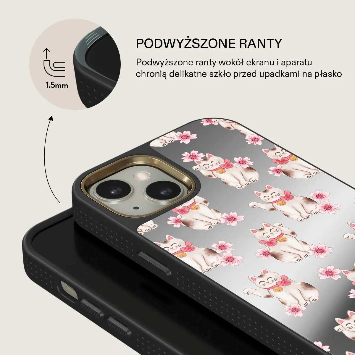 Maneki Neko - iPhone 13 Etui - Image 23