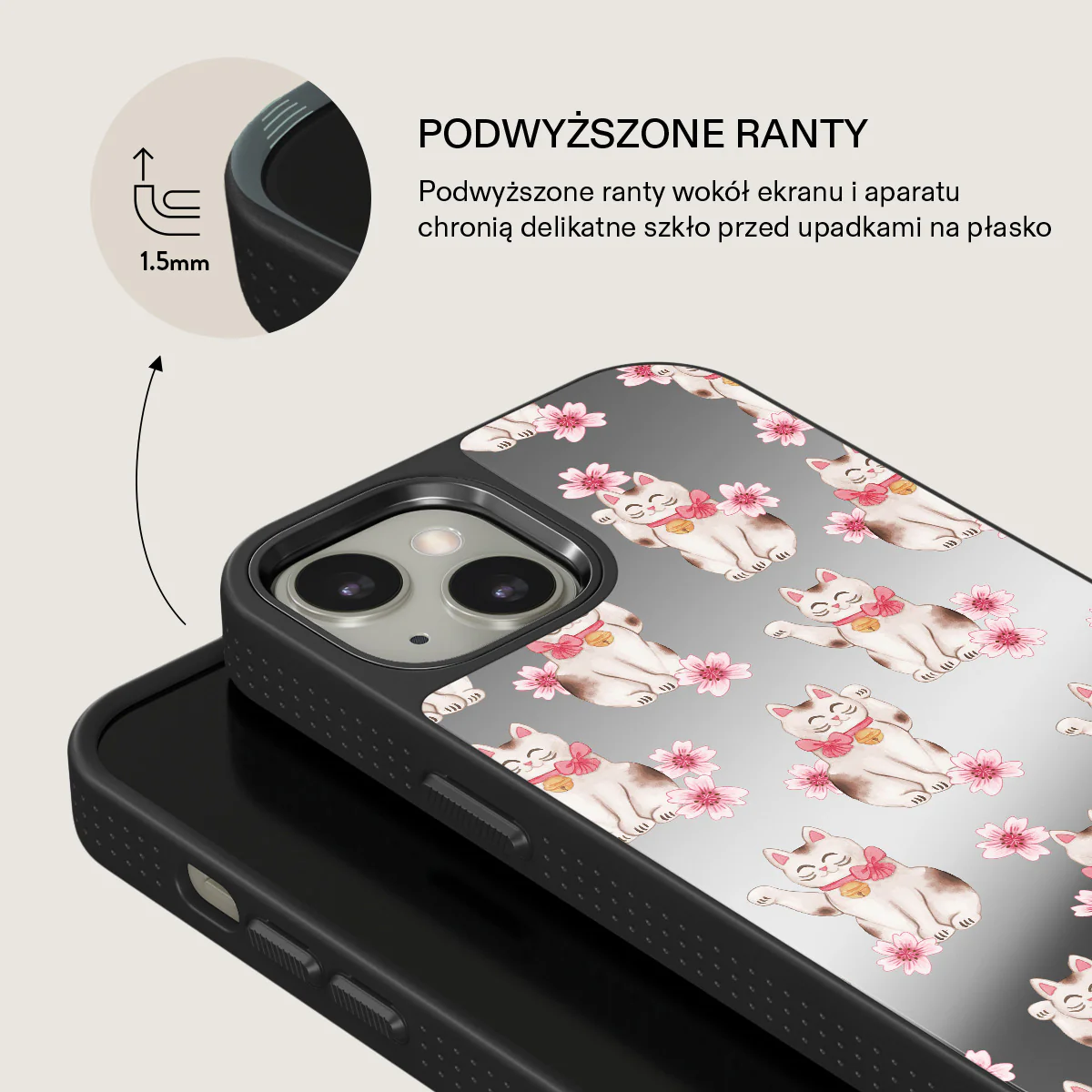 Maneki Neko - iPhone 13 Etui - Image 31