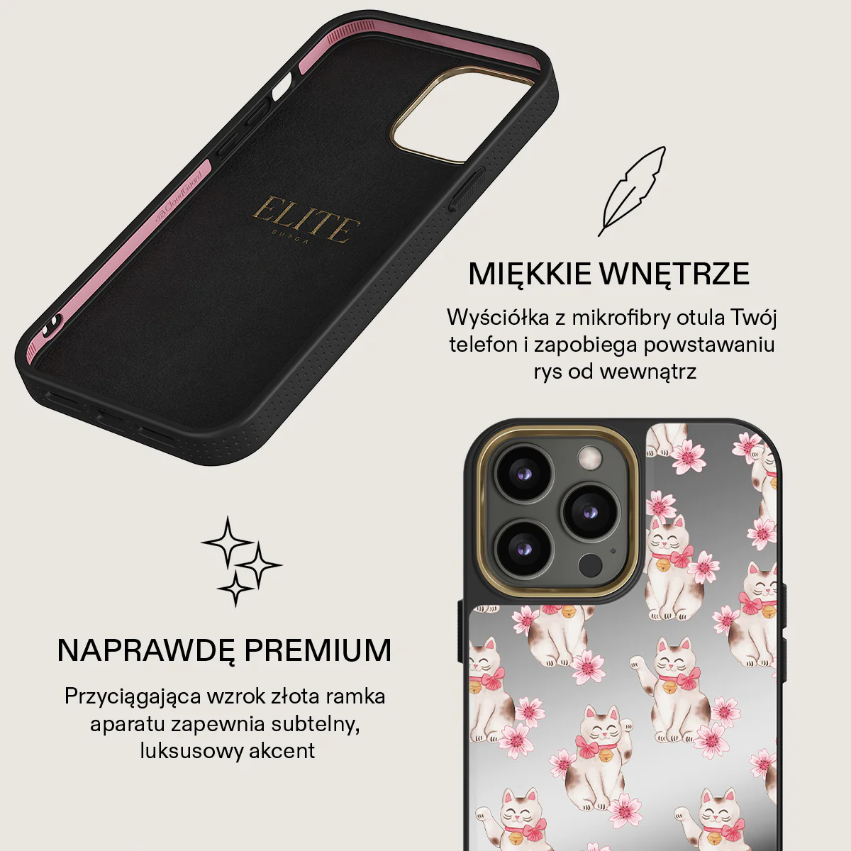 Maneki Neko - iPhone 13 Pro Etui - Image 32