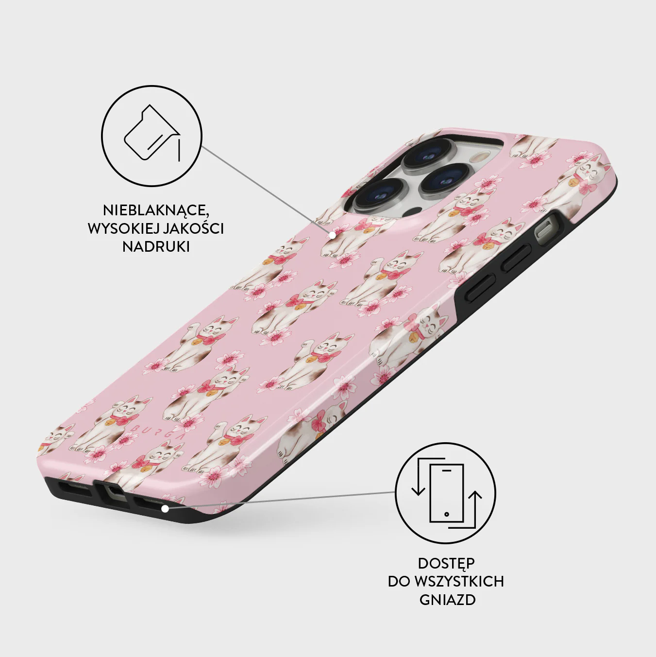 Maneki Neko - iPhone 13 Pro Max Etui - Image 3