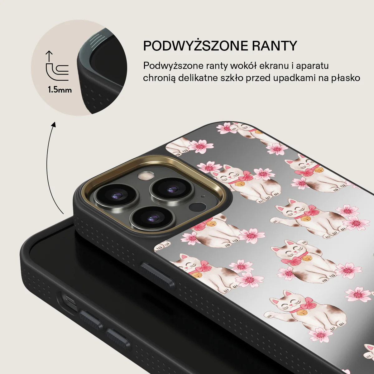 Maneki Neko - iPhone 13 Pro Max Etui - Image 30
