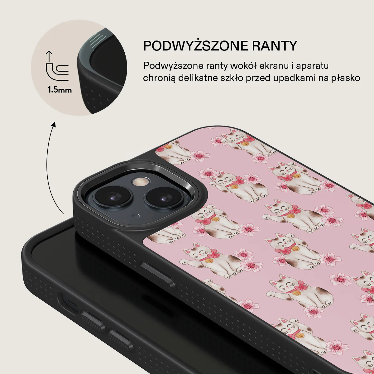 Maneki Neko - iPhone 14 Etui - Image 15