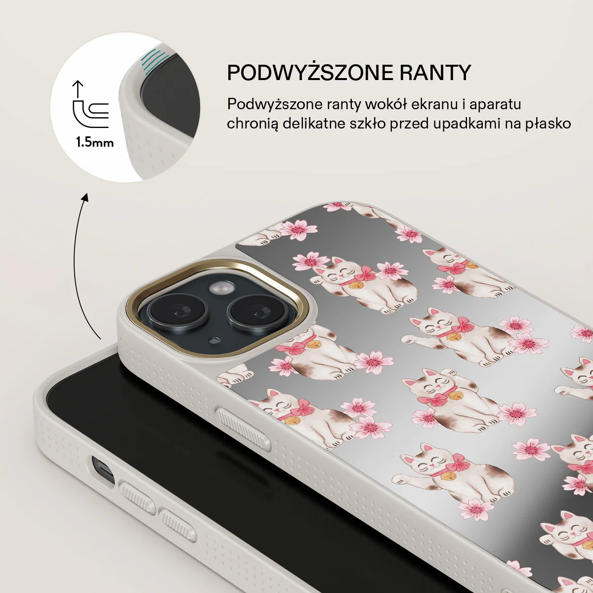 Maneki Neko - iPhone 14 Etui - Image 46